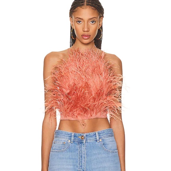 cult gaia Tops - Cult Gaia Feathered Tank Top Joey Top